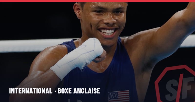 Shakur Stevenson aux Jeux olympiques de Rio en 2016