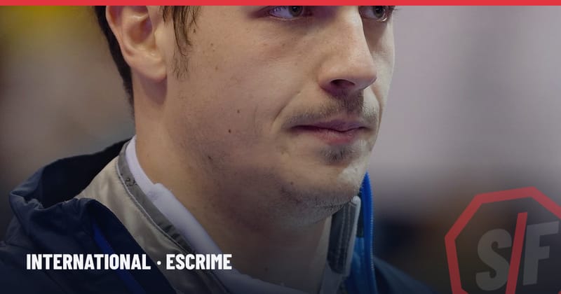 Maxime Pauty, fleurettiste français, au Challenge international de Paris 2016