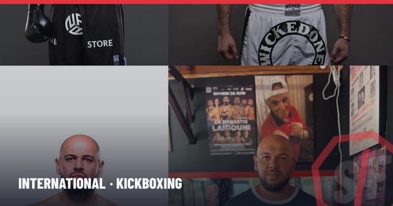 Montage de photos du kick-boxeur Sofian Laïdouni