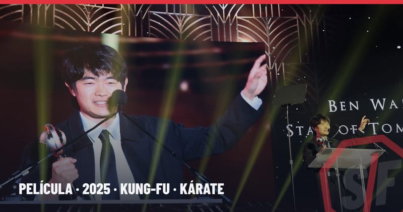 Ben Wang, interprète de Li Fong dans Karate Kid: Legends, au CinemaCon 2025 à Las Vegas
