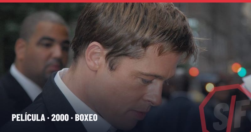 Brad Pitt, interprète du boxeur Mickey O'Neil dans Snatch, en 2007