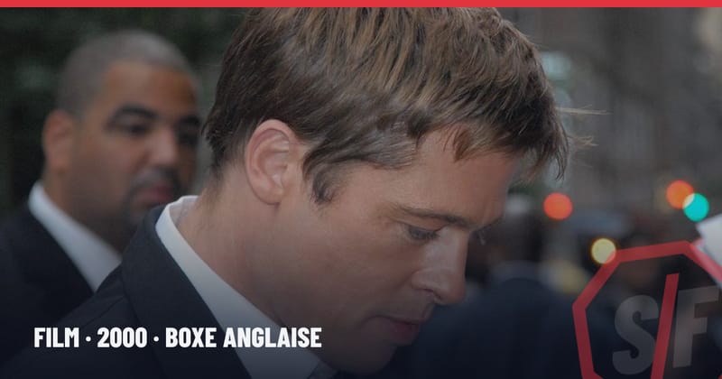 Brad Pitt, interprète du boxeur Mickey O'Neil dans Snatch, en 2007