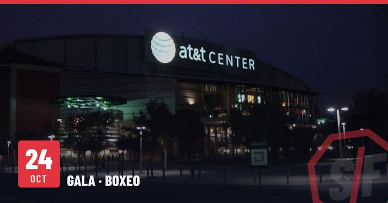 Le Frost Bank Center (ex-AT&T Center) de San Antonio, de nuit